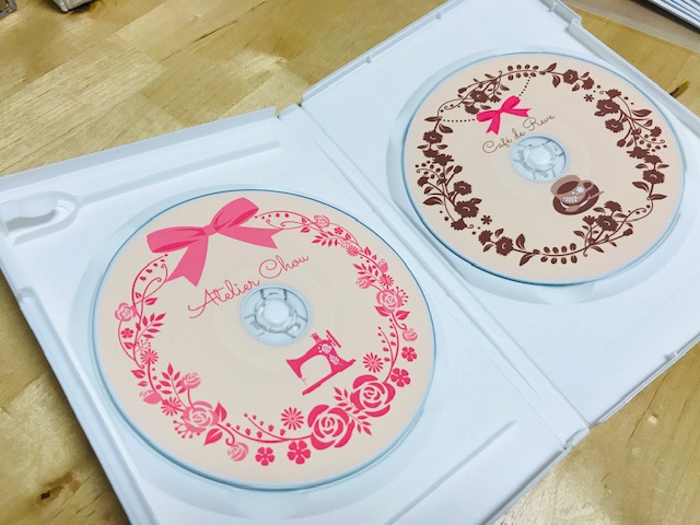 由美さんの刺繍CD企画。　Atelier Chou 収録データの登録完了!!　一歩一歩♡