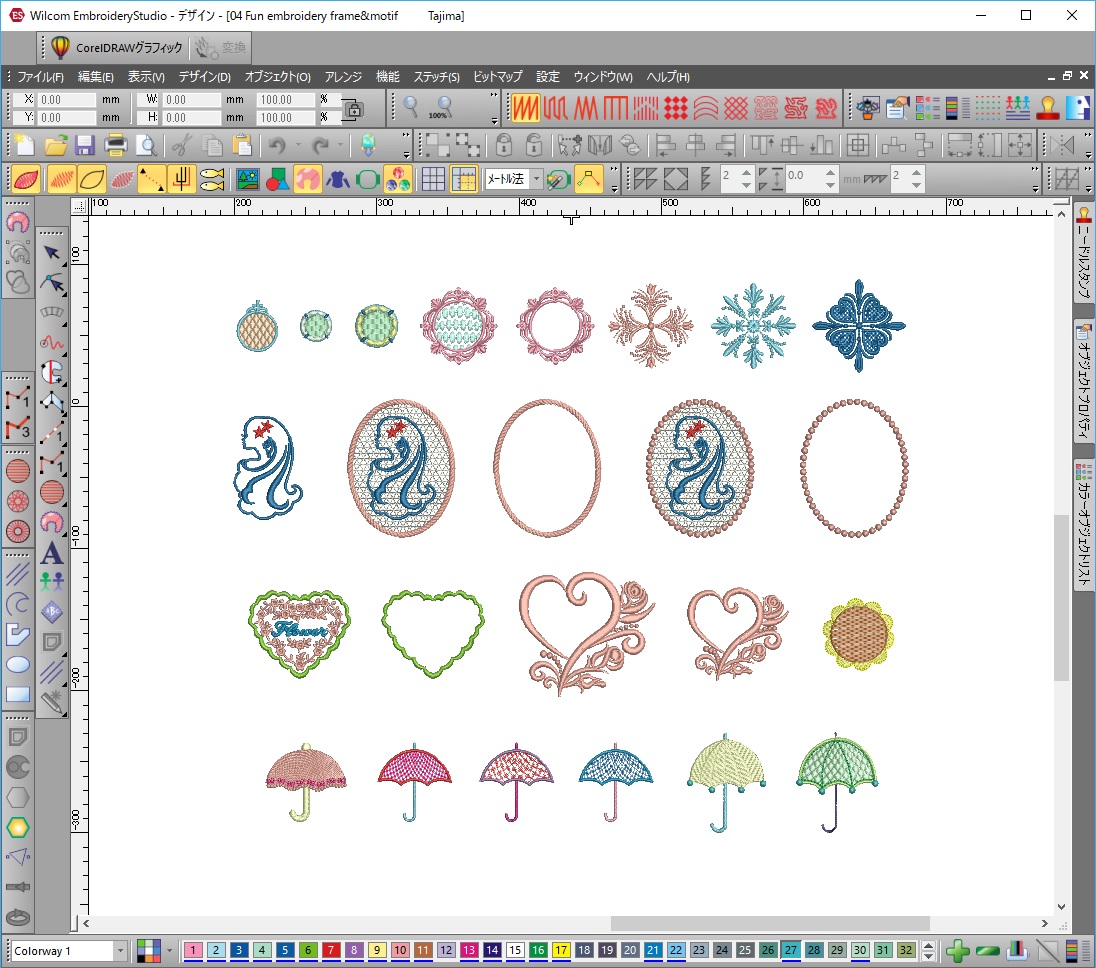 Fun embroidery刺繍CD企画(楽しい刺繍) その11 編集と試し縫い♪