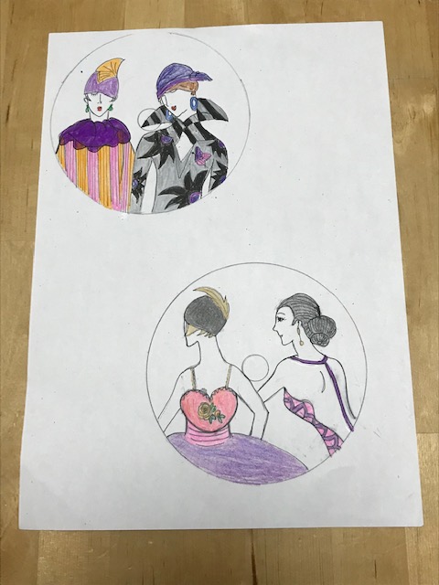デコレーションズ刺繍CD企画♡　その56　素敵なレディ♪　entrance embroidery