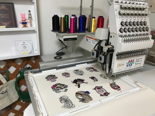 デコレーションズ刺繍CD企画♡　その99♪ 試し縫い　entrance embroidery