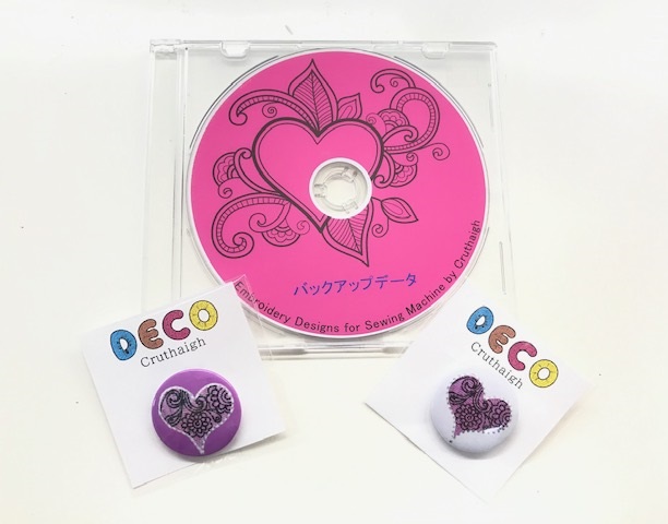 デコレーションズ刺繍CD企画♡　その125♪　DECO刺繍CDバックアップデータ完成♪　entrance embroidery