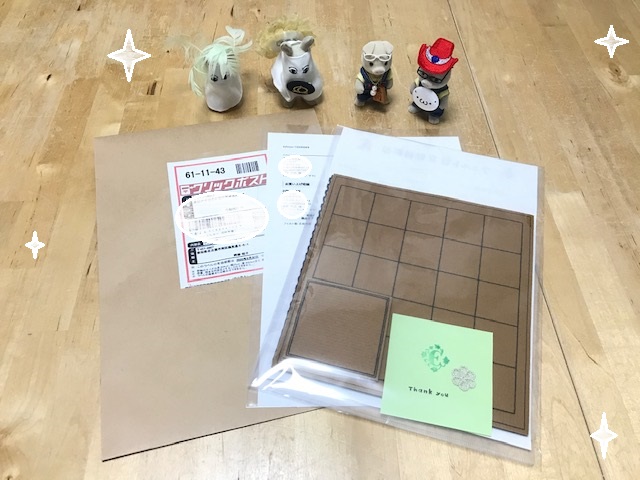 フェルト製 京都将棋盤 5×5升 (茶色)のご注文を頂きました。ありがとうございます。