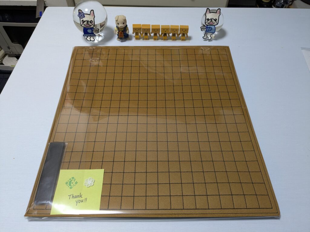 摩訶大々将棋盤(碁盤サイズ)・ミニ盤を無事に発送致しました。