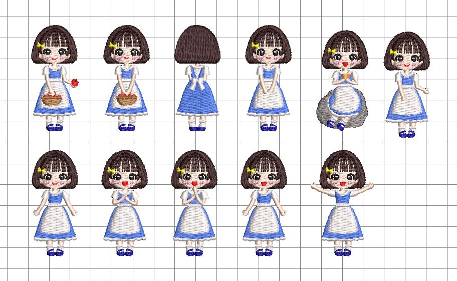 新刺繍CD企画62　アヤちゃんとソラ君のデザイン作り♪