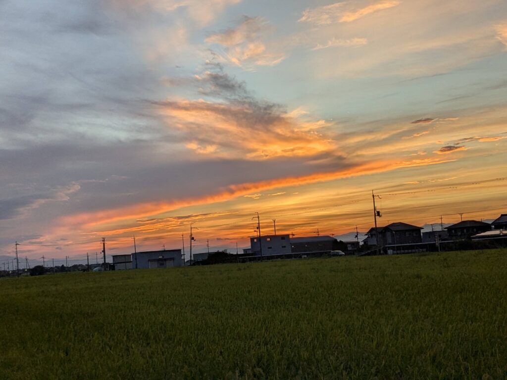 夕焼け♪