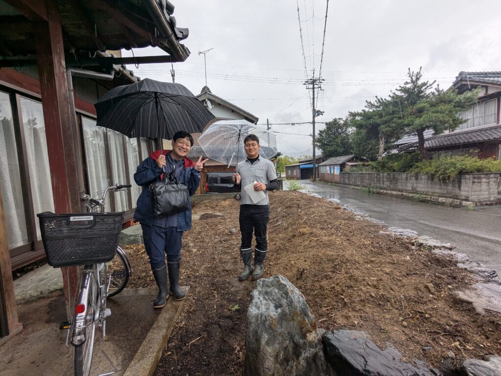 古民家再生ブログ・株式会社辻工務店様 その10　外構工事の打ち合わせ♪
