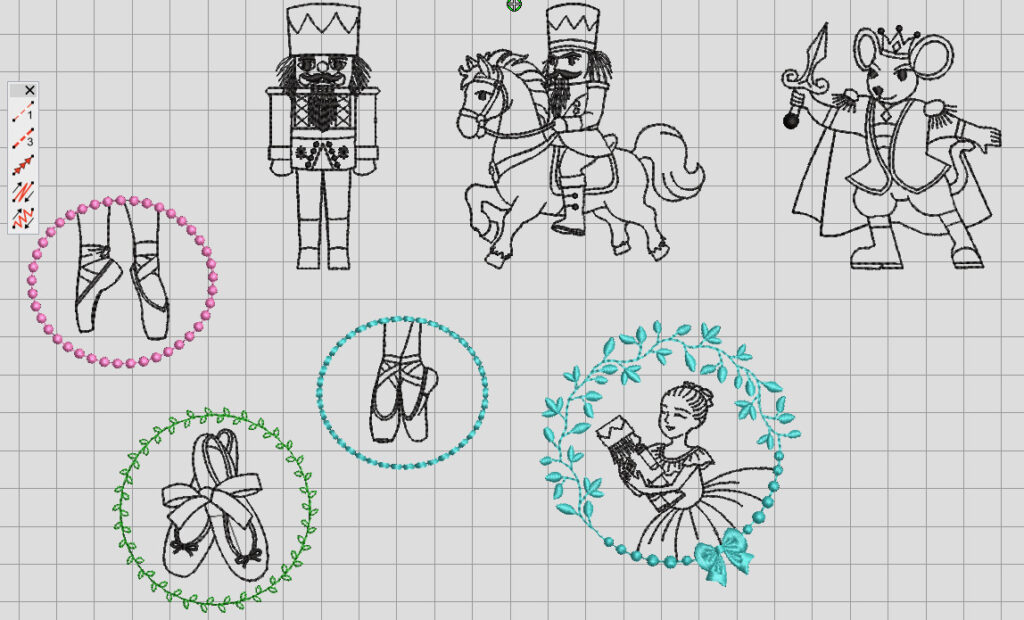 エレガント系刺繍データ制作・CD企画 その22