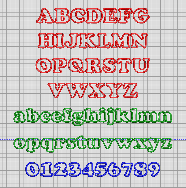 ハワイ＆ブライダルの新刺繍CD企画💖　その3 アップリケフォント