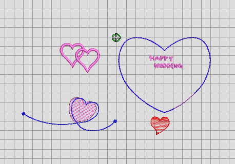 ハワイ＆ブライダルの新刺繍CD企画💖　その10💖ハート