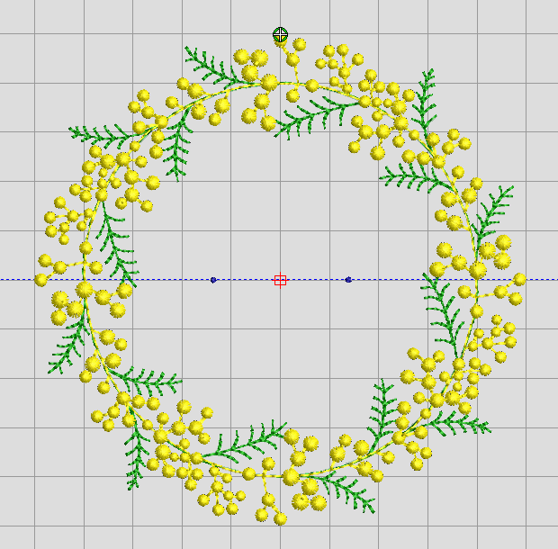 ハワイ＆ブライダルの新刺繍CD企画💖　その8  リングピローデザインを考える♪