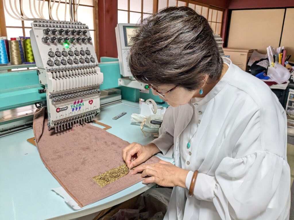 ミシン刺繡レッスン♪