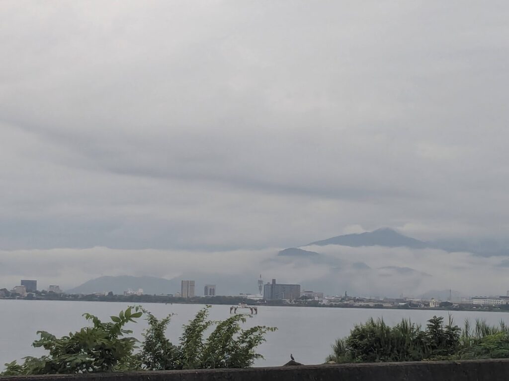 台風の進路。